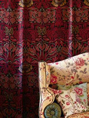 Stoffen en behang William Morris