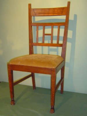 Arts & Crafts chair by Chris Wegerif around 1900
